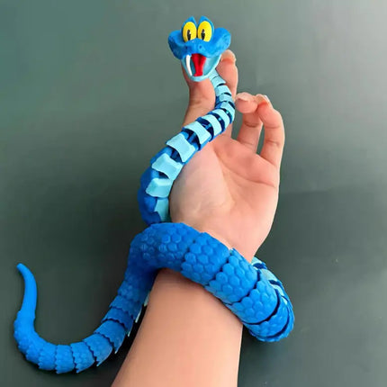New Gary Snake: Disney Zootopia 2 Articulated Simulation Toy Snake, 3d Printed Snake Gary Model Stress Relief Toys Child Gift