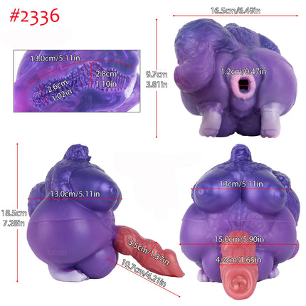 ELKKOST Soft Elastic Silicone Male Masturbator Fantasy Pocket Pussy for Men Textured Massage Channel Stroker 3D Lifelike Butt