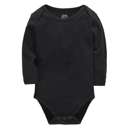1/3 Pcs KAVKAS Baby Clothing Rompers Boys 100% Cotton Plain Bodysuit Girls Blank Muslin Jumpsuit 0-24 Months