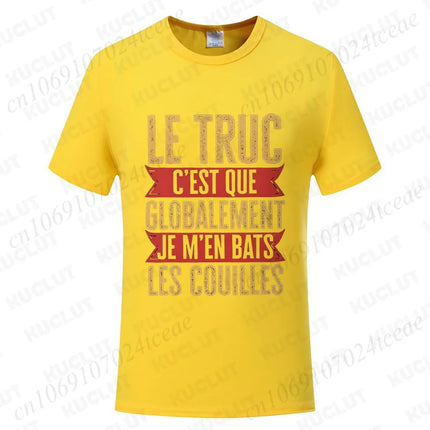 Funny French Men Shirt Retro Don't Fight The Balls Tops Humor Vintage Casual T-shirt Unisex Summer Tops O Neck Short Sleeve Tees