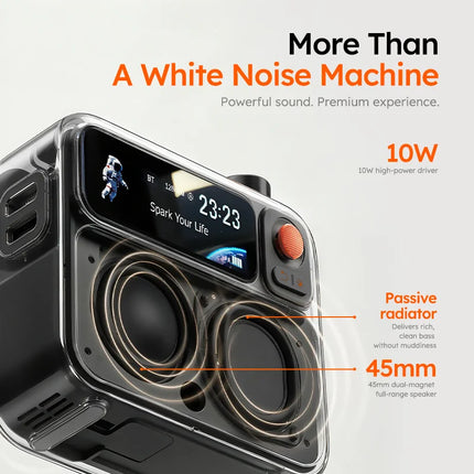 Divoom Flowtoo Smart White Noise Machine with Night Light APP Control Sleep Aid Projector for Bedroom Decor Gift