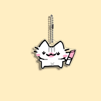 Funny Cat Character Keychain Student Gift Bag Women's Bag Cute Things Gift For Best Friends Wholesale Gifts Kitty