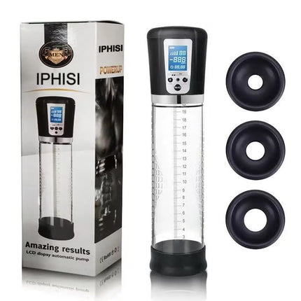 Electric Penis Pump Penis Enlarger Vacuum Pump Sex Toys for Men Penile Bigger Trainer Adult Male Masturbator Penis Enlargement