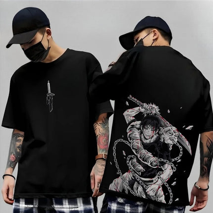 Anime Gojo Satoru Jujutsu Kaisen Printed T-shirt Men's and Women's T-shirt Men's Top Sports T-shirt Men's T-shirt Summer Tee New