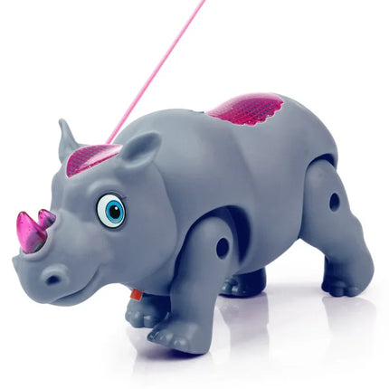 New Pink Color Electric Walking Pig Toy With Light Musical Kids Funny Electronics Toy Children Birthday Gift Toys
