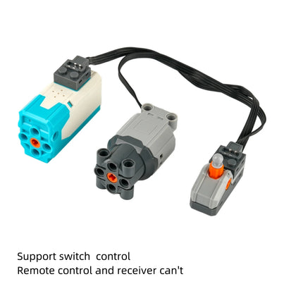Upgrade Rechargeable M/L Motor 8883 Building Blocks Power Functions Compatible with Legoeds 9686 Technical Modified Parts