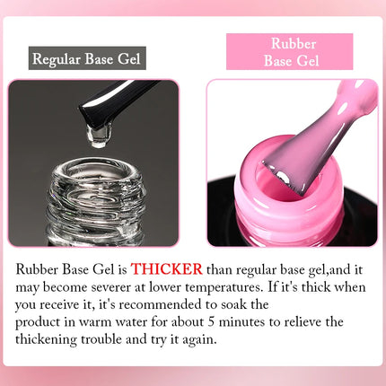 UR SUGAR 7ml Pink Nude Natural Rubber Base Gel Nail Polish Semi Permanent Chrome Sequins Soak Off Construction UV Gel Varnish