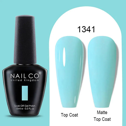NAILCO Winter Series Color Gel Nail Polish 15ML Semi Permanent Soak Off Gel Varnishes Super Texture Gorgeous Nail Manicure Art