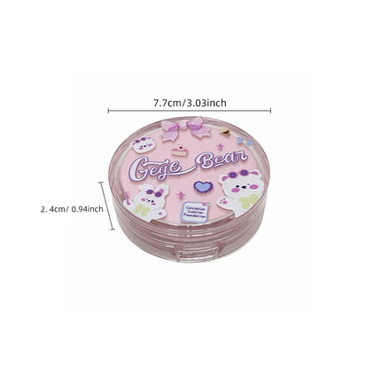 Gege Bear Clear  Air Cushion Cream, Natural, Hydrating, Long-Lasting, Coverage for Dry and Oily Skin Types to Even Skin Tone