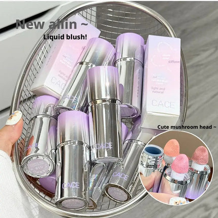 NEW Soft Color Translucent Liquid Blush Moisturizing Clear and Clear Pink White Lift Natural Matte Blush for Girls Makeup