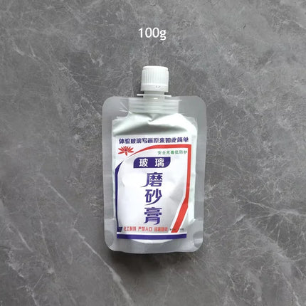 100/200g Glass Etching Frost Paste Glass Record  Engraving Cream Painting DIY Tools