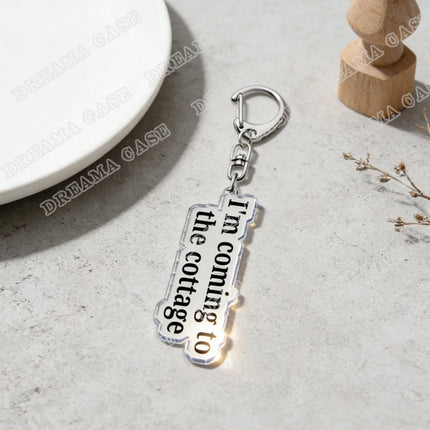 Heated Rivalry This Is Not Enough /1410 / Liar Told You That / I'm Coming To The Cottage / We Didn't Even Kiss Keychain