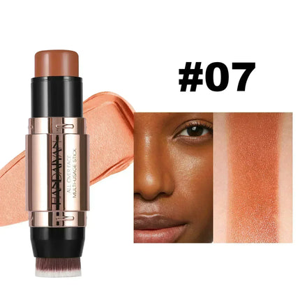 8 Color Double Side Concealer Silk Smooth Light Texture Naturally Brightens Skin Multi-functional Makeup Stick Easy To Apply 7g