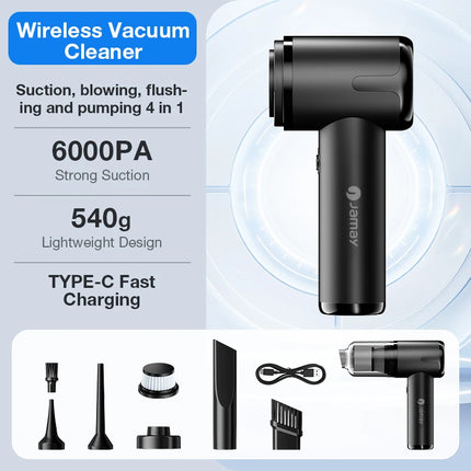 Wireless Vacuum Cleaner 4-in-1 40000pa Super Suction 6000mAh TYPE-C Fast Charging Portable Cleaning Appliance Cleaner V08
