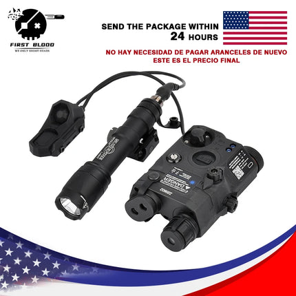 PEQ15 PEQ UHP Surefire M300 M600 Red Green Blue Nylon Flashlight LED Strobe laser AXON Dual Pressure Switch Accessories