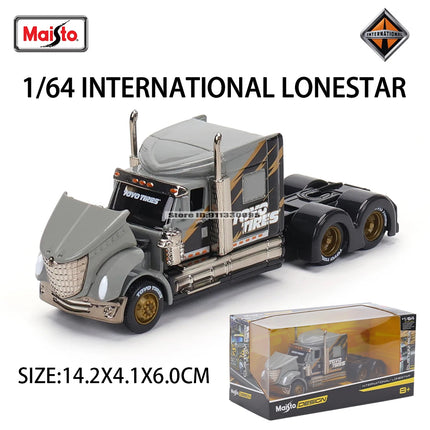 Maisto 1:64 Mercedes-Benz MACK Anthem International Trailer model simulation car model alloy car toy male collection gift