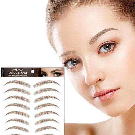6D Hair Like Eyebrows Stickers Makeup Waterproof Eyebrow Eyebrow Long Natural Hair-liked Authentic Eyebrow Tattoo Sticker