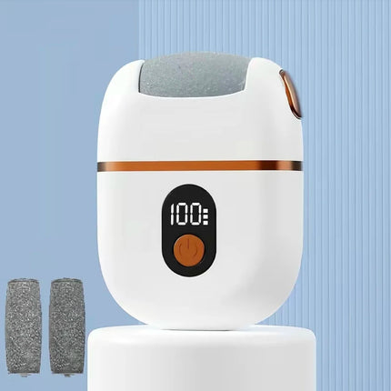 1 PC Electric Foot Grinder, Rechargeable Thick Leather Polishing Foot Grinder, and 2 Different Thickness Grinding Heads