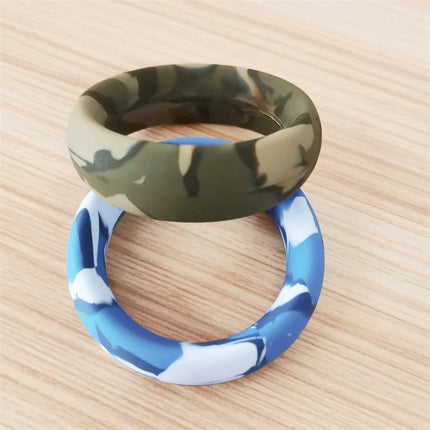 Big Size Silicone Cock Rings For Men Scrotum Testis Restraint Male Delay Ejaculation Penis Lasting Erection Adult Games Reusable