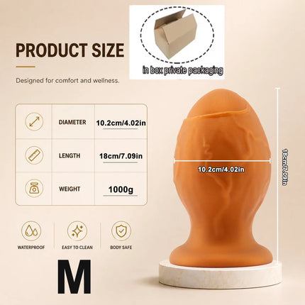 18+ Buttplug Silicone Super Big Anal Dildo Balls Fisting Huge Butt Plug Anal Dilator Training Masturbation Sex Toy Men Women성인용품