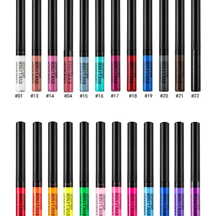 Waterproof Matte Liquid Eyeliner Long Lasting Quick Dry Non Smudging UV Luminous Gel Makeup for Smokey Eyes
