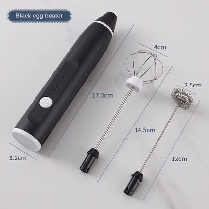1 Electric Egg Beater, Coffee Mixer, Handheld Milk Frother, Electric Jam Maker, Butter Maker, Kitchen Food Mixer