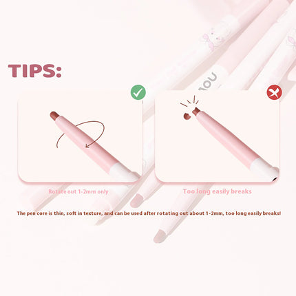 NOVO Waterproof lip liner with a matte finish Easy to apply, long-lasting and smudge-proof Defines full lips