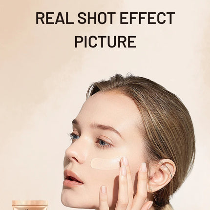 Natural liquid foundation, waterproof and sweat proof, durable makeup effect, multi color optional, create a natural foundation