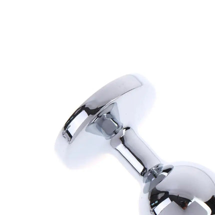 New Metal Curved Anus Butt Plug 4 Beads Stimulating Anal Plugs Sex Prostate Massage Analplug Buttplug Butplug With Jewelry Base