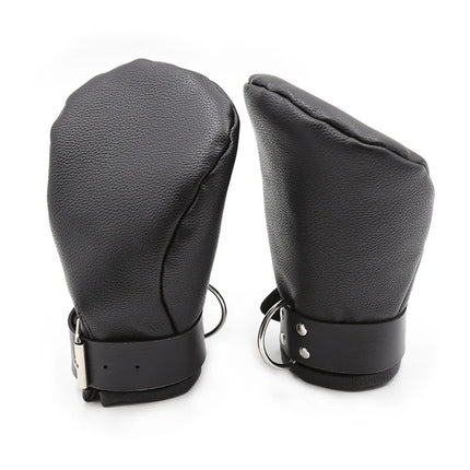 Leather Glove Dog Paw Padded Fist Mitts Sock,BDSM Bondage,Handcuff/Mittens/Boot Bootie,Sex Toy Interest Glove Puppy Play Fun Toy