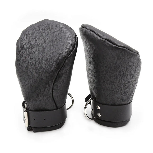 Leather Glove Dog Paw Padded Fist Mitts Sock,BDSM Bondage,Handcuff/Mittens/Boot Bootie,Sex Toy Interest Glove Puppy Play Fun Toy