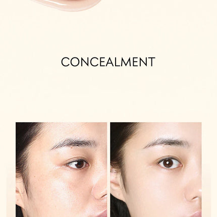 Face Liquid Foundation Full Concealer Makeup Waterproof Base Brighten Whitening Cover Dark Circles Hydrating Foundation Cosmetic