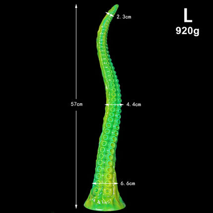 Long Butt Plug Silicone Long Anal Plug Tentacle Dildo Penis With Suction Cup Big Anal Sex Toys Progressive Vaginal Massage