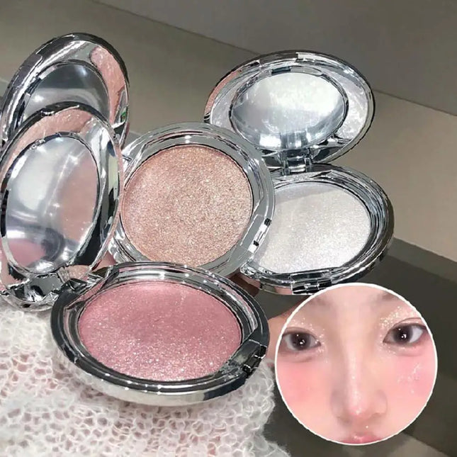 Shimmer Champagne Highlighter Mashed Potato Diamond Shiny High Gloss Paste Pearlescent Fine Flash Brightening Contour Highlights