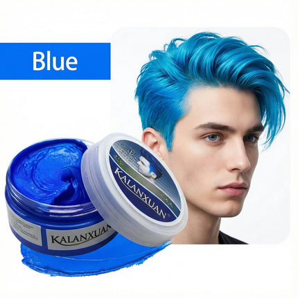 Temporary Hair Color Wax for Kids Girls Boys AdultsTemporary Hair Dye Hair Color Cream Teal Hair Dye Hair Wax Color Instant