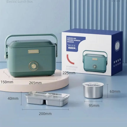 Portable Electric Lunch Boxes Charging Self Heating Car Oven Removable Container Bento Lunch Box