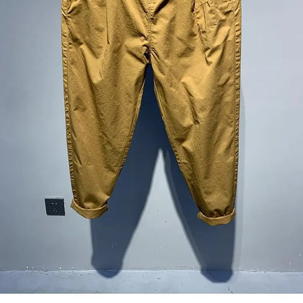 Quick-drying Thin Versatile Solid Color Loose Fashion Harren Long Summer Men's Comfortable Small Feet Casual Pants
