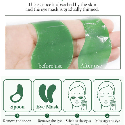 240pcs=120pairs Eye patches Hyaluron Acid & Gold & Seaweed & Black Pearl Hydrating Moisturizing Crystal Collagen Gel Eye Mask