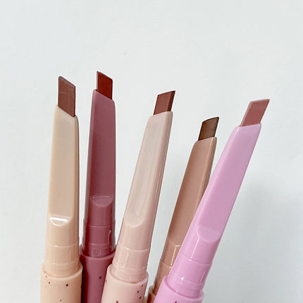 Milk Matte Smooth Lip Liner Pen Makeup Waterproof Lasting Contouring 3D Lips Lip Stick Pencil Nude Pink Lip Tint Lips Cosmetic