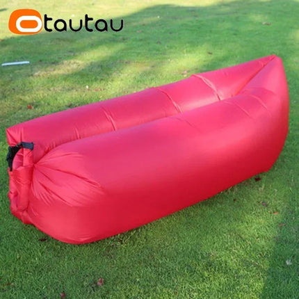 OTAUTAU Ultra Light Pillow Style Lazy Sofa Inflatable Sofa Portable Foldable Sleeping Bag Bed SF284