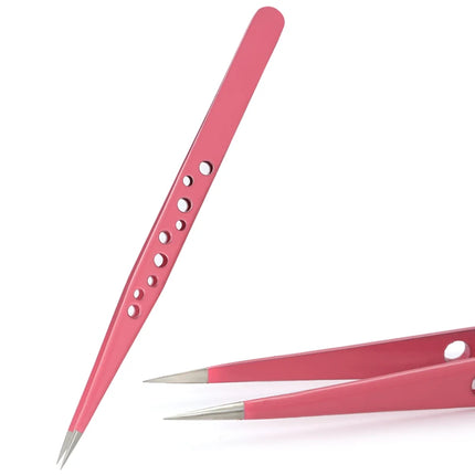 Professional Eyelash Tweezers Stainless Steel 3D Volume Eyelashes Extension Clip Excellent Closure Eyebrow Tweezer Makeup Tools
