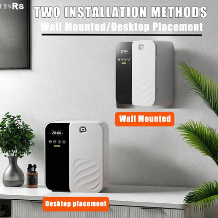 Aroma Diffuser 1000m³ Electric Scent Machine Smell Perfume Essential Oils Air Freshener 500ML Capacity Waterless Diffuser