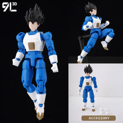 9L3D Multi-Joint Articulated Lucky13 Dummy13 Dragon Ball Goku Beerus Action Figure Boys Vegeta Gift Collectible Anime Figure Toy