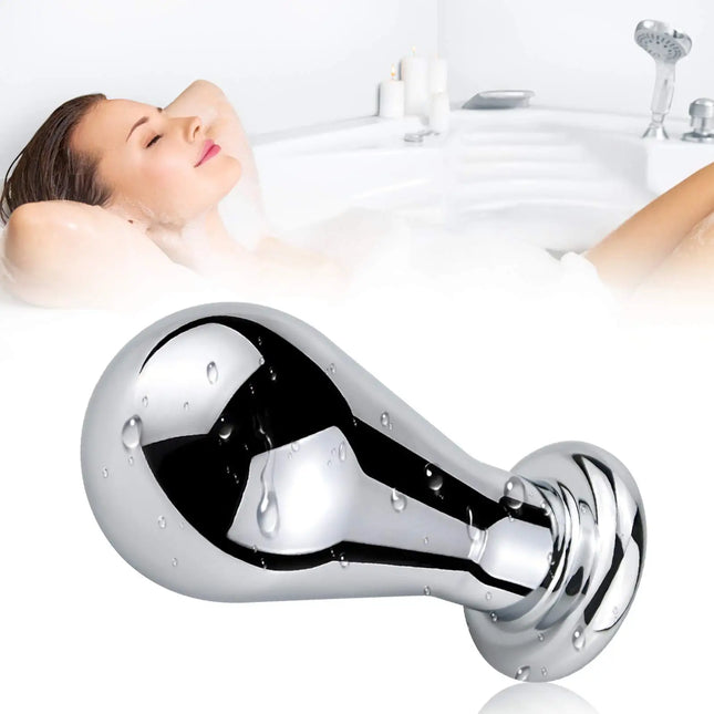 Runyu Large Anal Plug Metal Lighting Modeling Stainless Steel Butt Plug Women Men Anal Expansion Dildo Couple Adult Toy Trainer