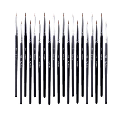 5/10/20/50 Pcs Brow Contour Makeup Brushes Eyebrow Eyeliner Brush Professional Super Thin Angled Liner Eye Brush Make Up Tools