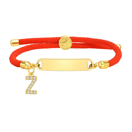 Vnox Free Personalized Baby Name Birthdate Bracelets for Newborns Name Bracelets,A-Z Initial Letters Bracelets Gift to Boy Girls