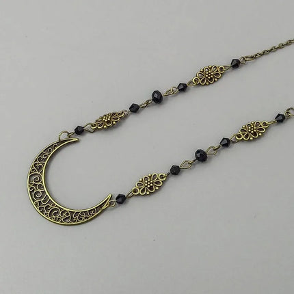 Vintage Moon Pattern Accesorios Mujer Head Chain Beads Hair Jewelry Party Wedding Headband for Women Crown Pince Cheveux Femme
