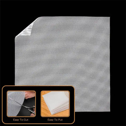 2pcs Silicone Sheet Steamer Pad Non-stick Food Fruit Dehydrator Mats Square Mesh Dehydrator Tray Steamer Mat for Fruit Dryer