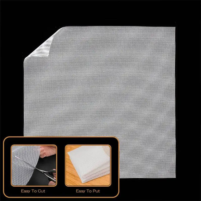 2pcs Silicone Sheet Steamer Pad Non-stick Food Fruit Dehydrator Mats Square Mesh Dehydrator Tray Steamer Mat for Fruit Dryer