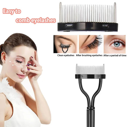 3/5PCS Eyebrow Brush Set Eyelash Comb Lash Separator Tool Professional Eye Makeup Tools With Eyebrow Trimmer Scissor For Woman